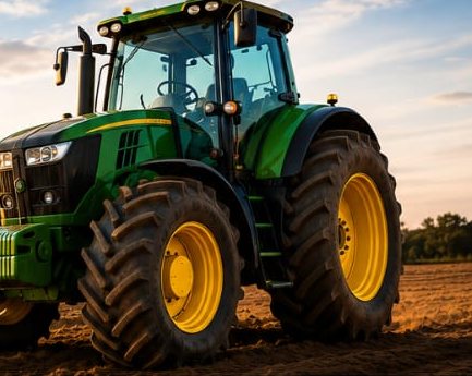 Trator agrícola com vidros Vidros Cabine